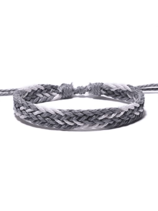 4 Cotton Rope Irregular Trend Handmade Weave Bracelet