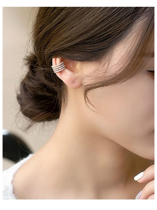 ARTINI Brass Geometric Minimalist Single Earring 3