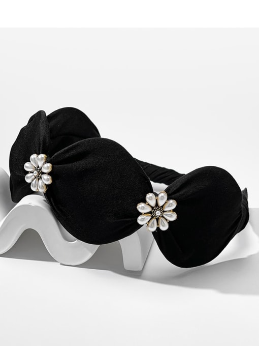 ARTINI Imitation Pearl Fabric Flower Minimalist Hair Jewelry 1