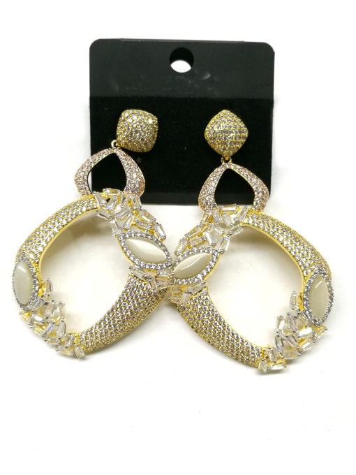 Tabora GODKI Luxury Women Wedding Dubai Copper With Mix Plated Trendy Evil Eye Earrings 0