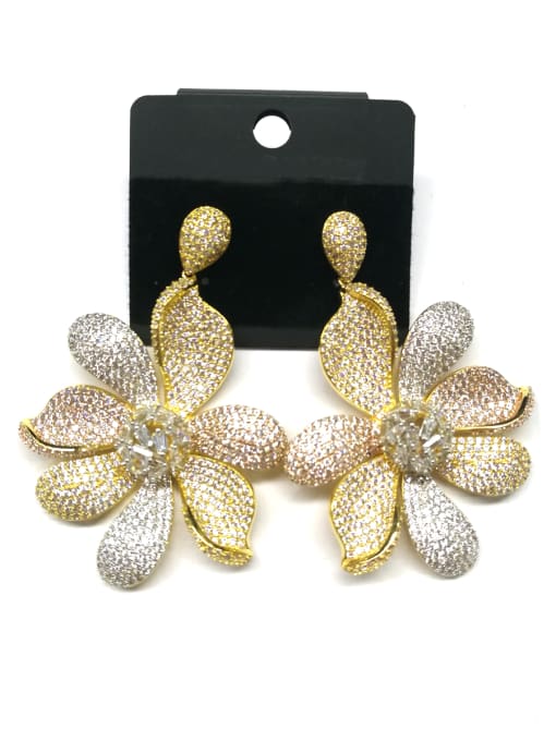 Tabora GODKI Luxury Women Wedding Dubai Copper With Mix Plated Trendy Butterfly Earrings 0