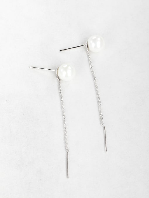 ANI VINNIE Imitation pearls Threader Earrings 0