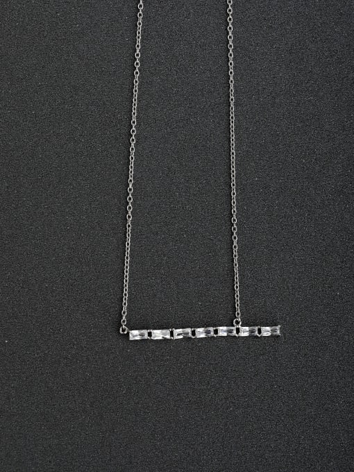 Lin Liang zircon Simple  925 Silver Necklaces 0