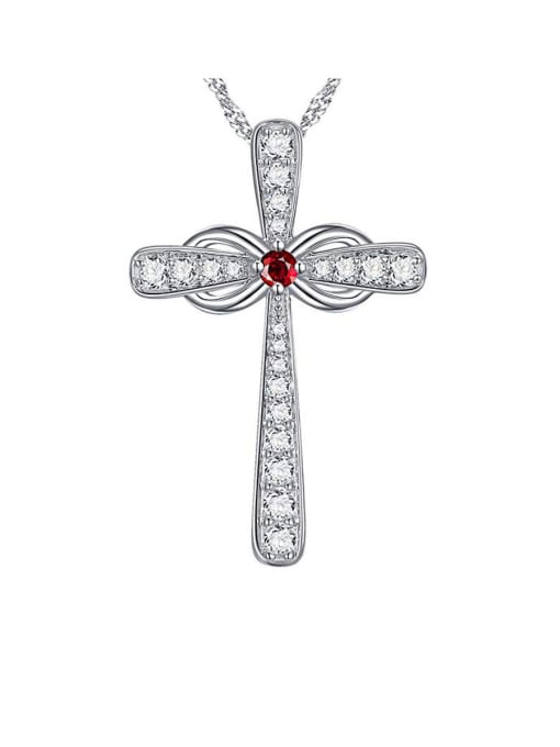 MATCH Copper With Platinum Plated Simplistic Cross Necklaces 0