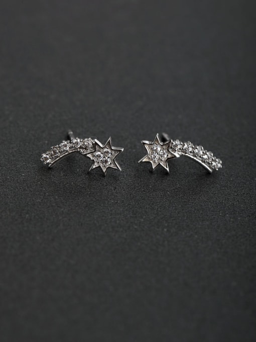 Lin Liang The stars are simple 925 silver Stud earrings 0