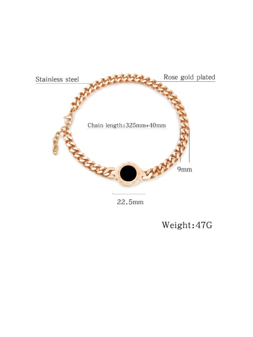 Open Sky Titanium With  Acrylic  Simplistic Round Bracelets  Or Necklace 4