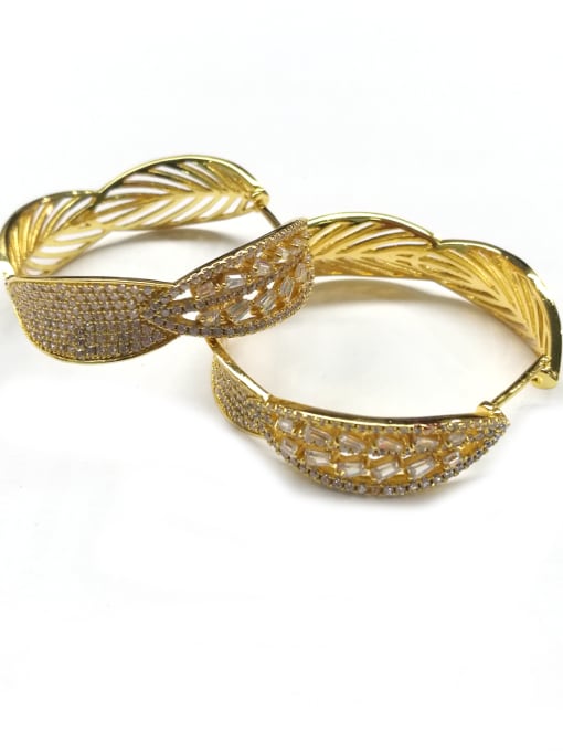 Tabora GODKI Luxury Women Wedding Dubai Copper With Gold Plated Fashion Round Earrings