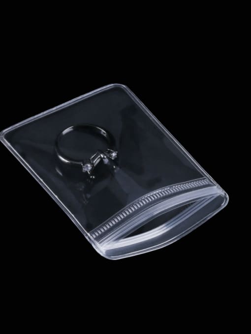 TM PVC Transparent Jewellery Packaging Pouch Thick Airtight Storage Sack 4