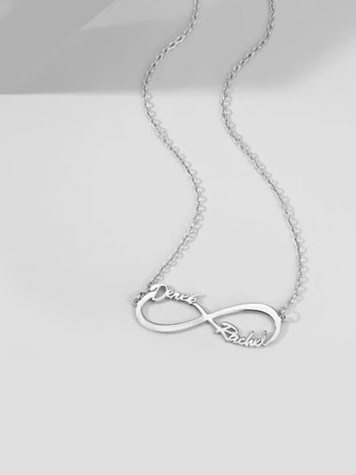 Lian Cutsomize Infinity Personalized Name Necklace 925 Sterling Silver 2