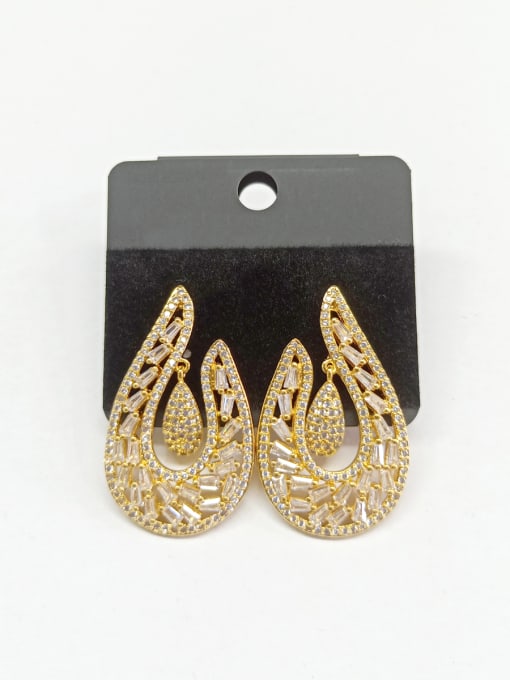 Tabora GODKI Luxury Women Wedding Dubai Copper With Gold Plated Classic Hook Earrings 0
