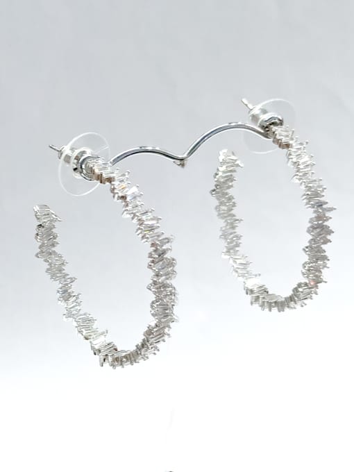 Tabora GODKI Luxury Women Wedding Dubai Copper With White Gold Plated Fashion Hook Earrings 0