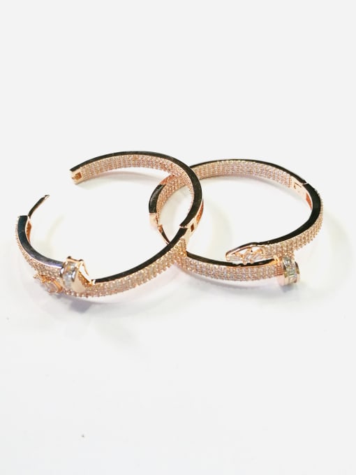 Tabora GODKI Luxury Women Wedding Dubai Copper With Rose Gold Plated Fashion Hook Earrings 0