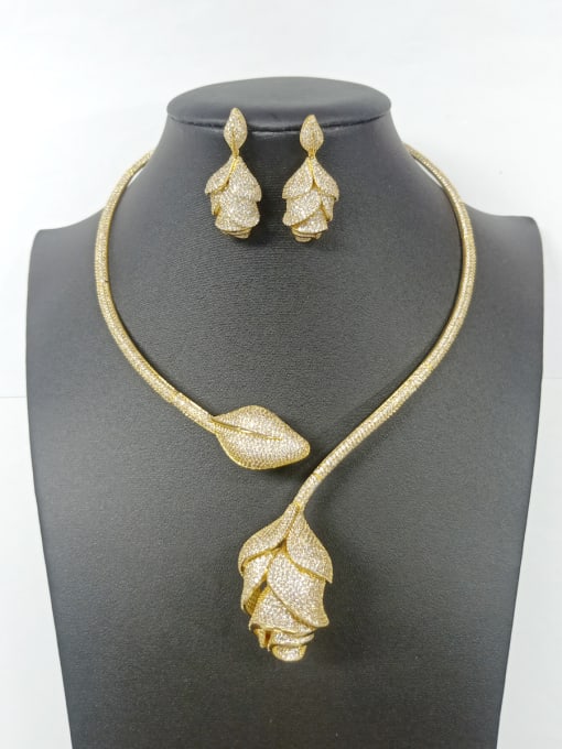 Tabora GODKI Luxury Women Wedding Dubai Copper With Gold Plated Fashion Rosary 2 Piece Jewelry Set 0