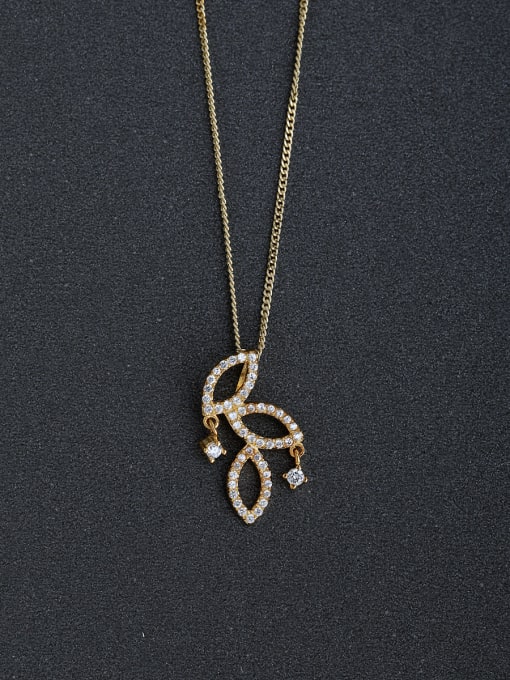Lin Liang Micro inlay Hollow out the unique shape 925 Silver Necklaces