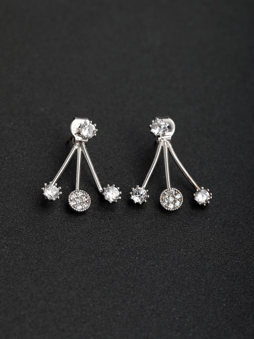 Lin Liang Sector Simple and lovely   925 silver Drop Earrings 0