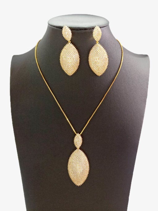 Tabora GODKI Luxury Women Wedding Dubai Copper With Gold Plated Simplistic Oval Jewelry Sets 0