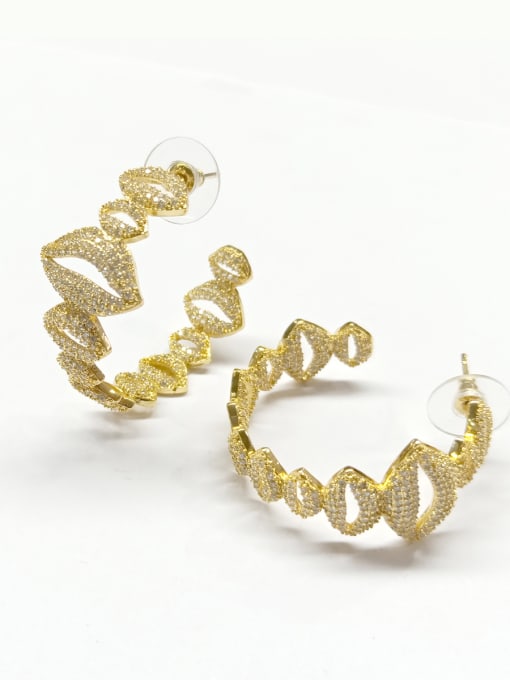 Tabora GODKI Luxury Women Wedding Dubai Copper With Gold Plated Fashion Hook Earrings