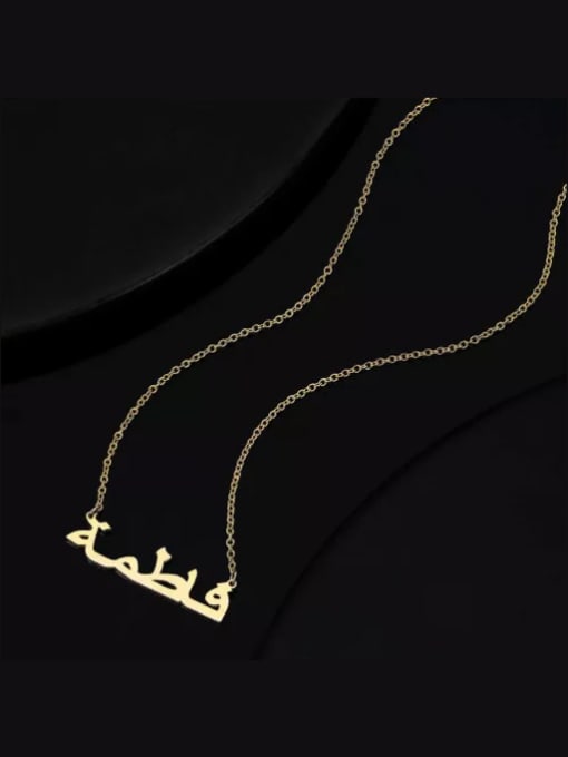 Lian Customize personalized  Arabic Name Necklace Sterling Silver 2