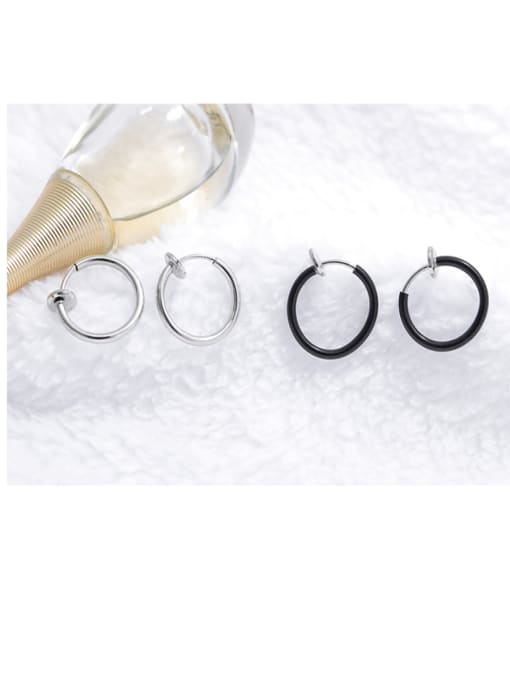 Open Sky Stainless Steel Minimalist universal male and female  Stud Earrings 1