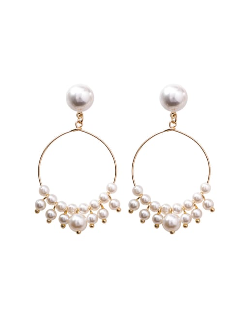 Girlhood Alloy With 18k Gold Plated Fashion Charm Chandelier Earrings 0