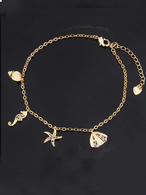 ROSS Copper With 18k Gold Plated Delicate Marine life, shells, starfish Bracelets 2