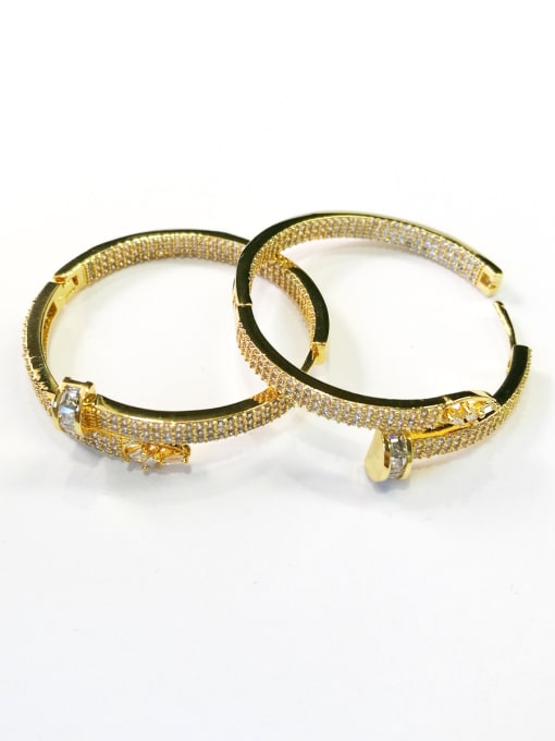 Tabora GODKI Luxury Women Wedding Dubai Copper With Gold Plated Fashion Hook Earrings