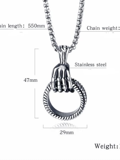 Open Sky Stainless Steel With Antique Silver Plated Trendy Irregular with shoes Pendants 2