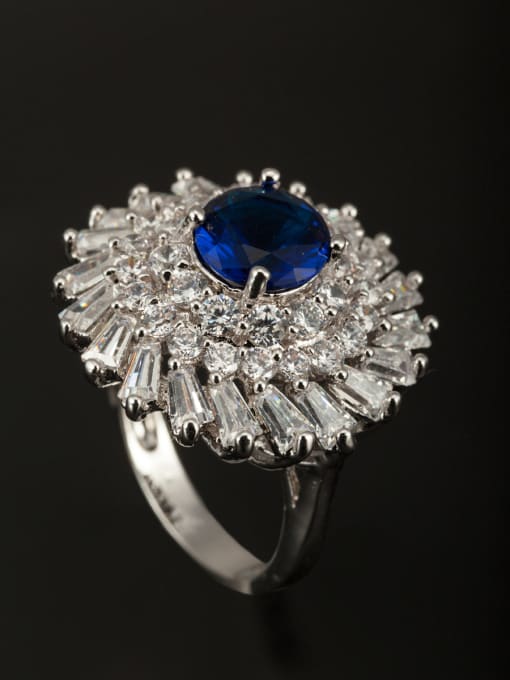 Tabora GODKI Luxury Women Wedding Dubai A Platinum Plated Copper Stylish Zircon Ring Of Round
