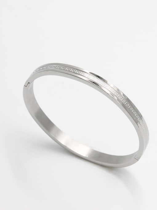YUAN RUN style with Stainless steel  Bangle   59mmx50mm 0