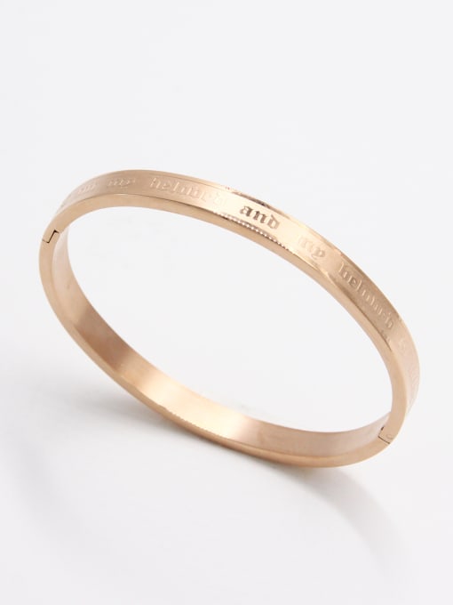 YUAN RUN The new  Stainless steel   Bangle with Rose   59mmx50mm