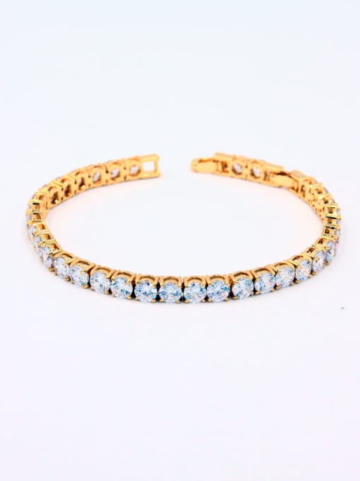 MING BOUTIQUE style with Gold Plated Copper Zircon Bangl 0