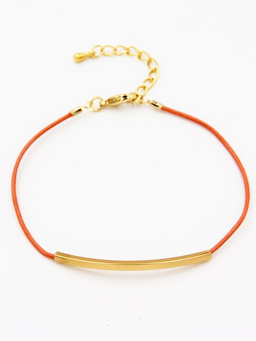 Lang Tony Orange  Bracelet with Gold Plated 0