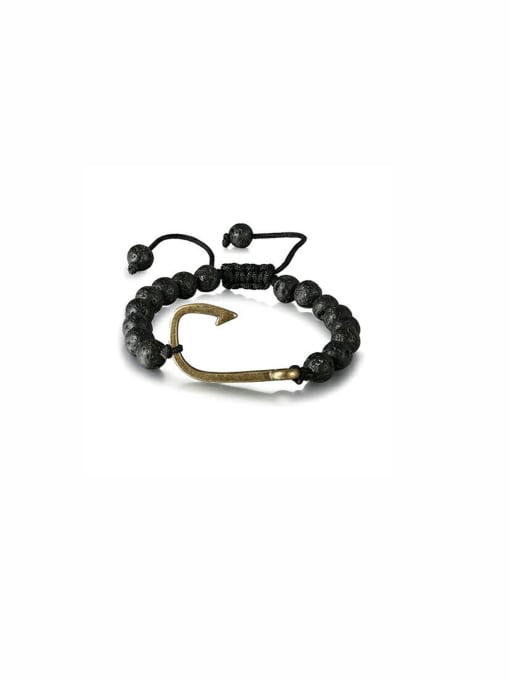 Hand OMI Model No 1000000607 Charm Beads Black Bracelet 0
