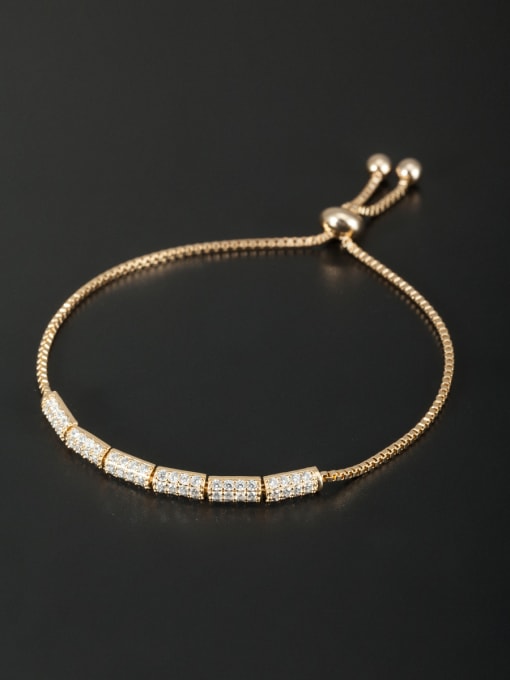 Cubic Y80 Gold Plated Charm Zircon Bracelet 0