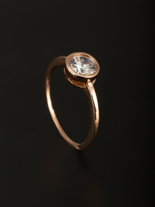 Tabora GODKI Luxury Women Wedding Dubai Custom White Ring with Copper  Combination of the ring 2