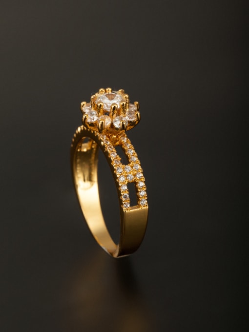 Tabora GODKI Luxury Women Wedding Dubai Model No SJ036062R The new Gold Plated Copper Zircon Ring with White  Combination of the ring 1