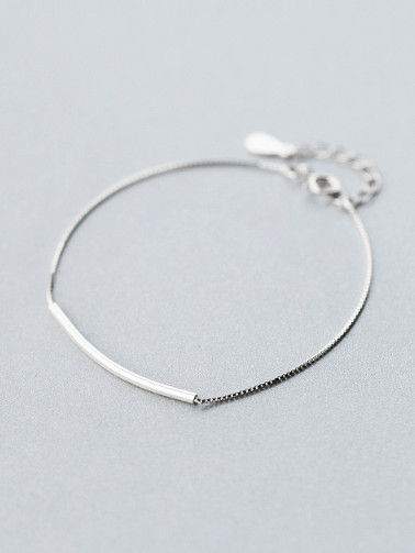 S925 silver smiling arc fashion bracelet - 1000005138