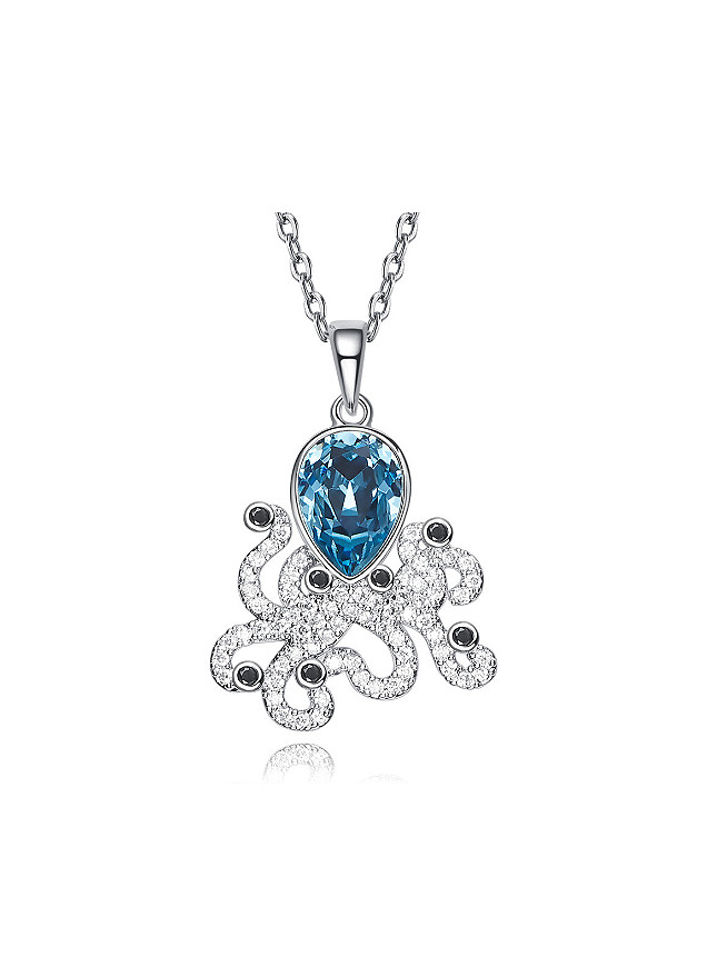 swarovski octopus necklace