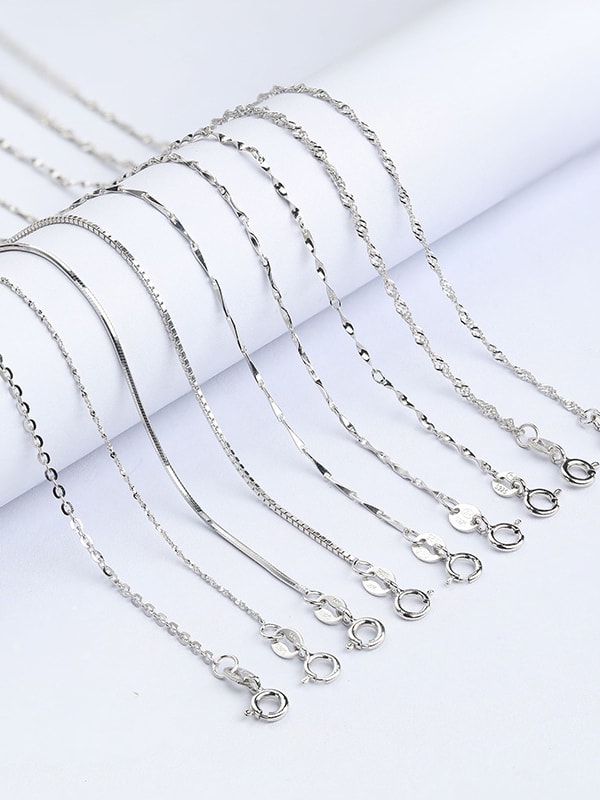 925 Sterling Silver Chains - 1000659056